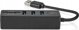HUB USB Nedis Nedis CCGB61250BK01 huby i koncentratory USB 3.2 Gen 1 (3.1 Gen 1) Type-A 5000 Mbit/s Czarny