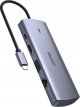 HUB USB Unitek 9σε1 USB C Gigabit Ethernet HDMI VGA 3x USB A αναγνώστης καρτών PD 100W