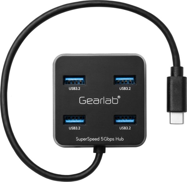 HUB USB Gearlab 4 Θύρες USB 3.2 Hub με USB-C
