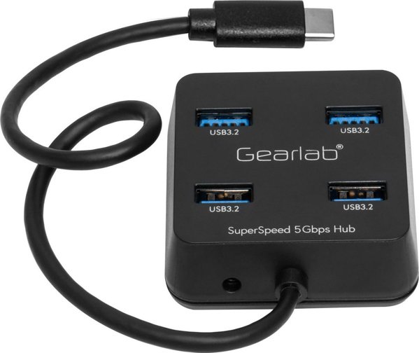 HUB USB Gearlab 4 Θύρες USB 3.2 Hub με USB-C