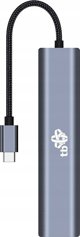 Προσαρμογέας HUB USB TB Print HUB USB C 6w1 - HDMI, USBx3, PD, RJ-45