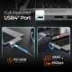 HUB USB j5create j5create JCD394-N διανομείς και συγκεντρωτές 2 x USB 3.2 Gen 2 (3.1 Gen 2) Type-C 5000 Mbit/s Γκρι, Λευκό