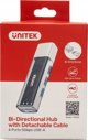 HUB USB Unitek Unitek hub αμφίδρομος USB C/USB A 5Gbps, 4x USB A λευκό