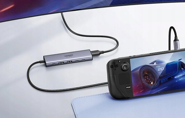 HUB UGREEN CM511 USB-C / HDMI 4K60Hz, 2xUSB-A 3.2, 2xUSB-C 3.2, USB-C PD 100W