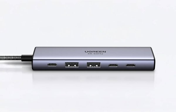 HUB UGREEN CM511 USB-C / HDMI 4K60Hz, 2xUSB-A 3.2, 2xUSB-C 3.2, USB-C PD 100W