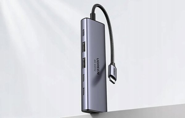 HUB UGREEN CM511 USB-C / HDMI 4K60Hz, 2xUSB-A 3.2, 2xUSB-C 3.2, USB-C PD 100W