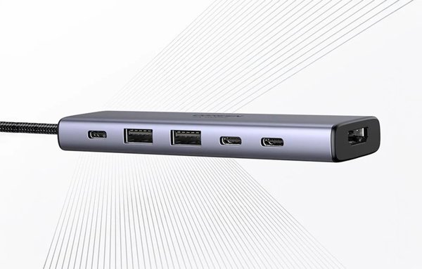 HUB UGREEN CM511 USB-C / HDMI 4K60Hz, 2xUSB-A 3.2, 2xUSB-C 3.2, USB-C PD 100W