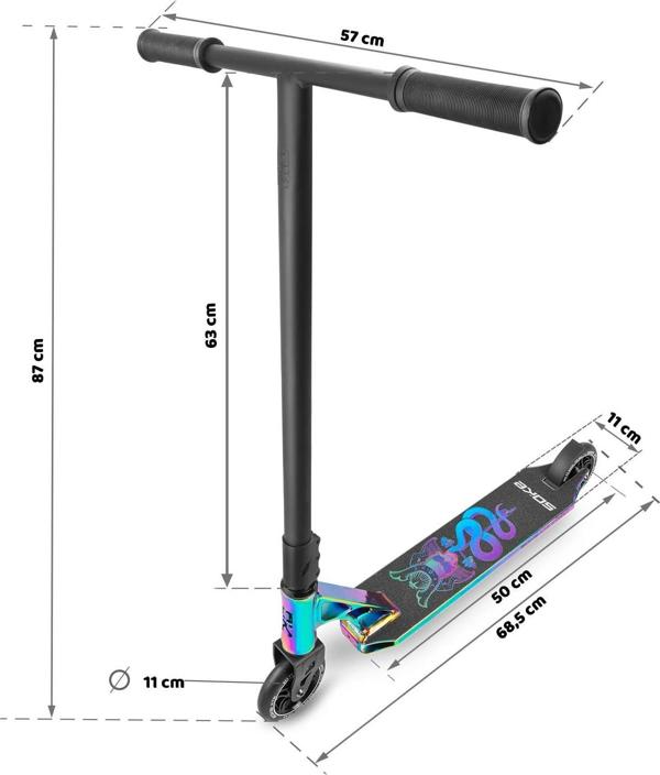 Παιδική Πατίνι Soke XTR Street Teczowy (1620)