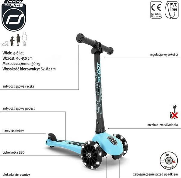 Πατίνι Scoot and Ride Highwaykick 3 Blueberry (96356)