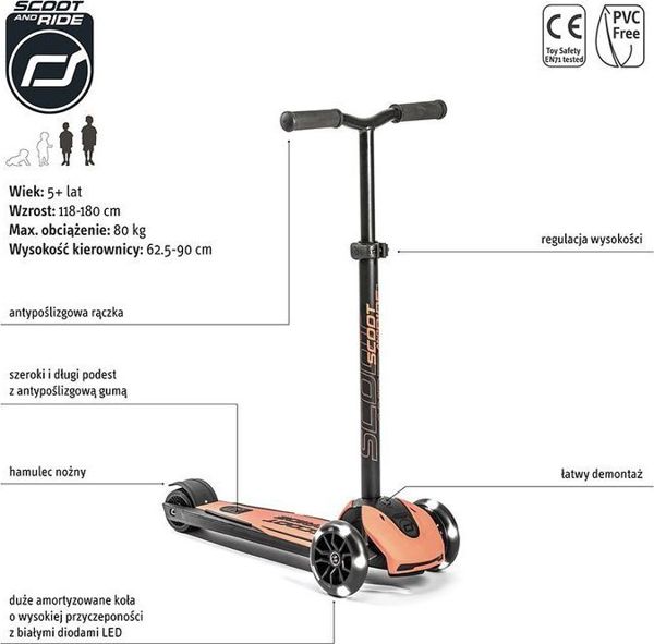 Πατίνι Scoot and Ride Highwaykick 5 Πορτοκαλί (96436)