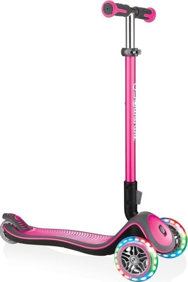 Πατίνι Globber Elite Deluxe Lights Ροζ (444-410)
