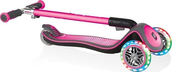 Πατίνι Globber Elite Deluxe Lights Ροζ (444-410)
