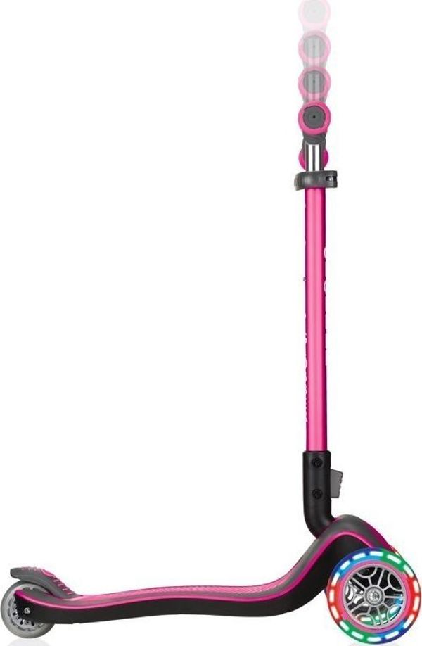 Πατίνι Globber Elite Deluxe Lights Ροζ (444-410)