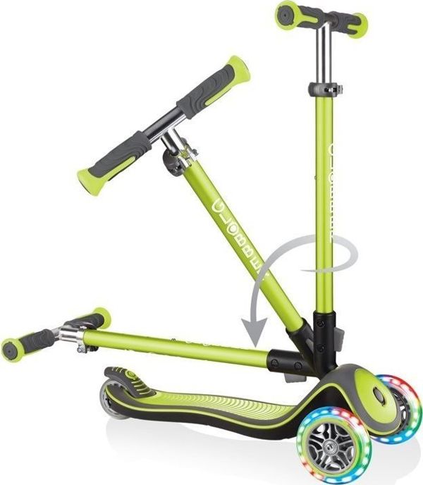 Globber Elite Deluxe Lights Scooter Green (444-406) 6447741 4897070184787