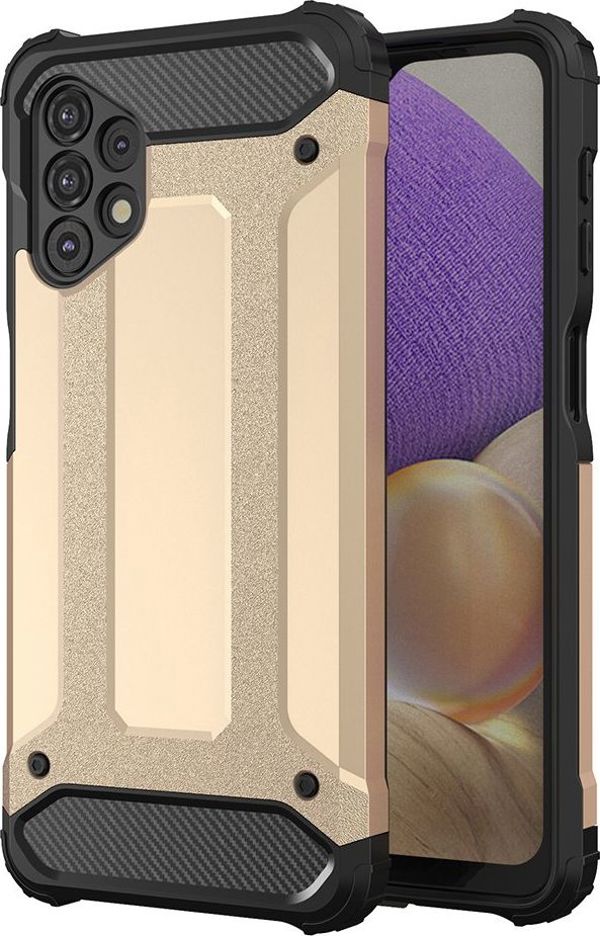Hurtel Υβριδική Θωράκιση θήκη υβριδική θήκη Samsung Galaxy A32 5G χρυσό