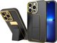 Hurtel Νέα Θήκη Kickstand etui για iPhone 12 Pro με βάση στήριξης μαύρη