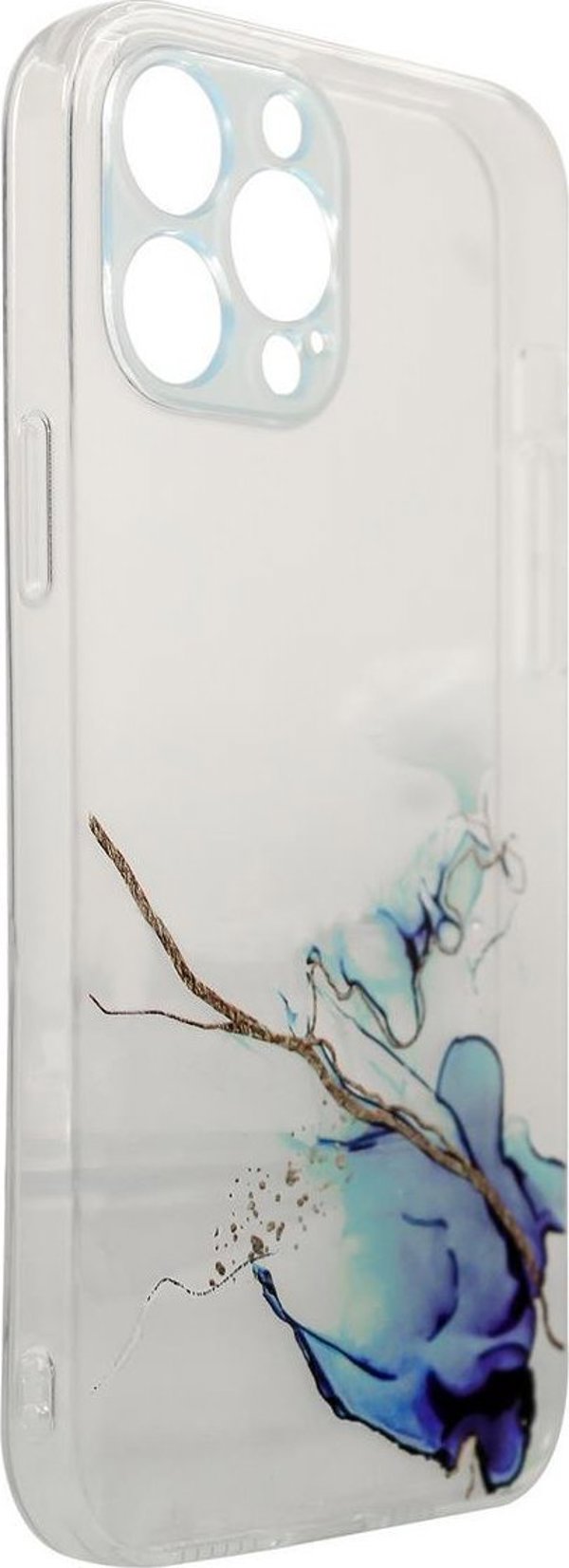 Hurtel Marble Case θήκη για iPhone 12 Pro Max ζελατινώδης θήκη μάρμαρο μπλε