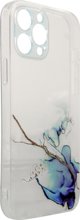 Hurtel Marble Case θήκη για iPhone 12 Pro Max ζελατινώδης θήκη μάρμαρο μπλε