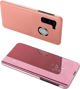 Θήκη Hurtel Clear View με καπάκι Samsung Galaxy A11 / M11 ροζ