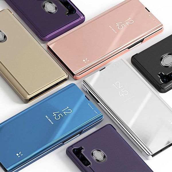 Θήκη Hurtel Clear View με καπάκι Samsung Galaxy A11 / M11 ροζ