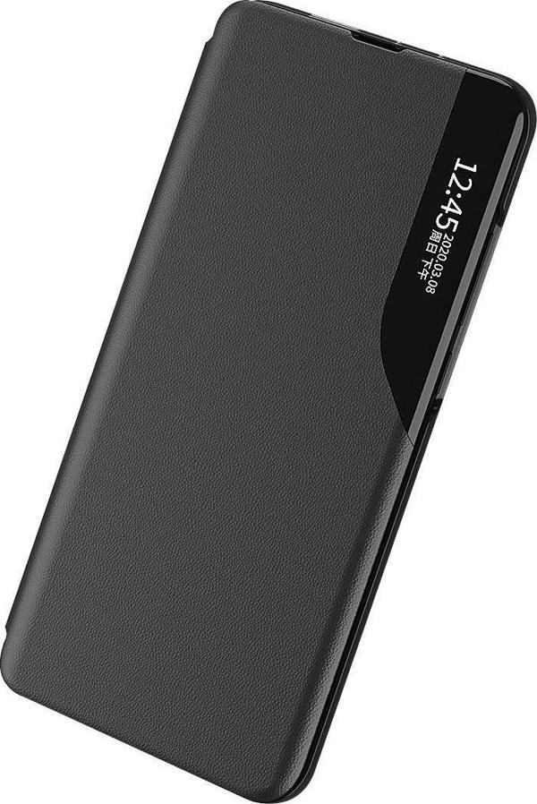 Hurtel Eco Leather View Case κομψή θήκη με καπάκι και λειτουργία στήριξης Samsung Galaxy A73 κόκκινο