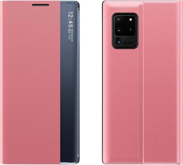 Hurtel New Sleep Case θήκη με καπάκι με λειτουργία βάσης Samsung Galaxy A73 ροζ