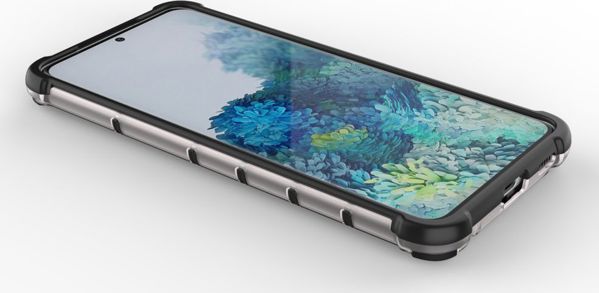 Hurtel Honeycomb θήκη θωρακισμένη με ζελατινώδες πλαίσιο Samsung Galaxy S21+ 5G (S21 Plus 5G) διάφανο