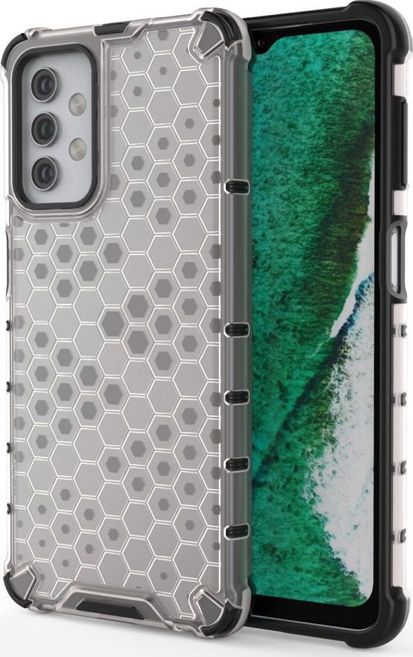 Hurtel Honeycomb θήκη θωρακισμένη με ζελατινώδες πλαίσιο Samsung Galaxy A32 5G διαφανής