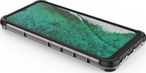 Hurtel Honeycomb θήκη θωρακισμένη με ζελατινώδες πλαίσιο Samsung Galaxy A32 5G διαφανής