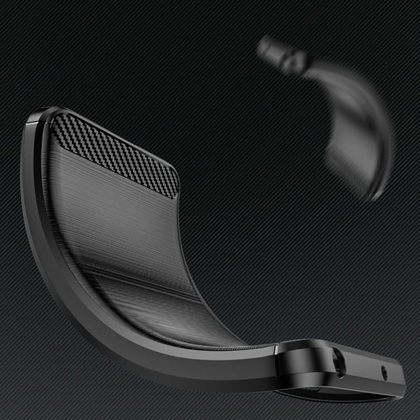 Hurtel Carbon Case θήκη για Realme 10 Pro εύκαμπτη σιλικονούχα ανθρακονημάτινη θήκη μαύρη