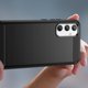 Hurtel Carbon Case θήκη για Realme 10 Pro εύκαμπτη σιλικονούχα ανθρακονημάτινη θήκη μαύρη