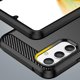 Hurtel Carbon Case θήκη για Realme 10 Pro εύκαμπτη σιλικονούχα ανθρακονημάτινη θήκη μαύρη