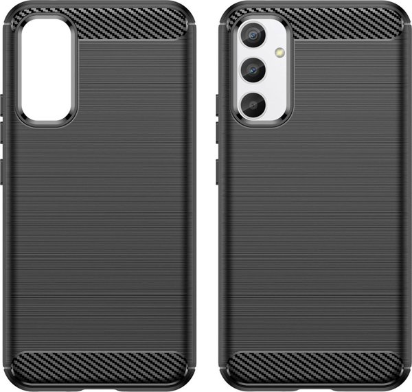 Hurtel Carbon Case θήκη για Realme 10 Pro εύκαμπτη σιλικονούχα ανθρακονημάτινη θήκη μαύρη