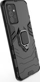 Hurtel Ring Armor θωρακισμένη υβριδική θήκη + μαγνητική βάση Samsung Galaxy A72 4G μαύρο