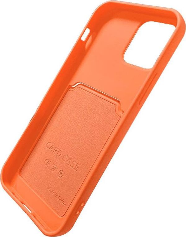 Hurtel Θήκη κάρτας σιλικόνης πορτοφόλι με τσέπη για κάρτα έγγραφα για Samsung Galaxy A72 4G μπορντό