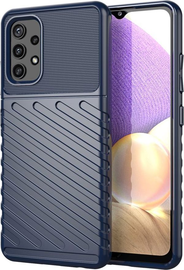 Hurtel Thunder Case ελαστική θωρακισμένη θήκη Samsung Galaxy A72 4G μπλε
