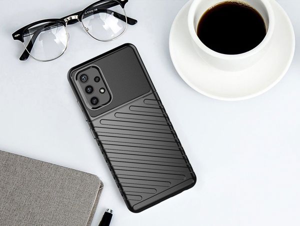 Hurtel Thunder Case ελαστική θωρακισμένη θήκη Samsung Galaxy A72 4G μπλε