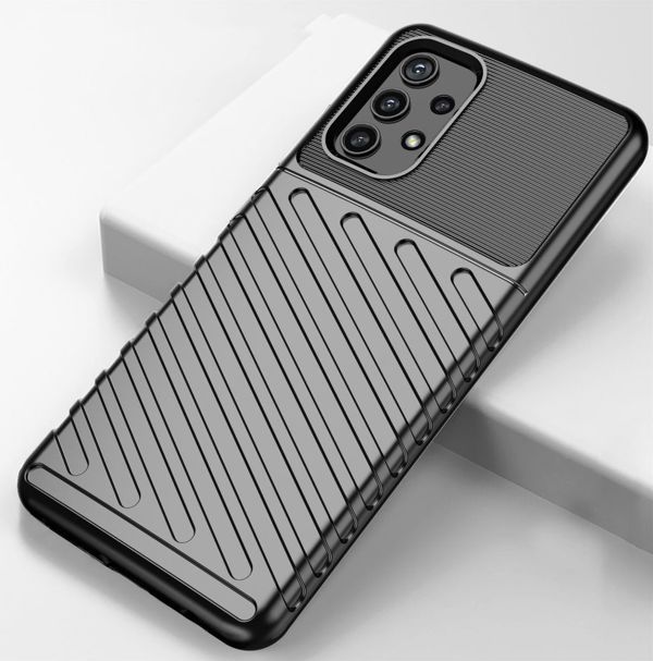Hurtel Thunder Case ελαστική θωρακισμένη θήκη Samsung Galaxy A72 4G μπλε
