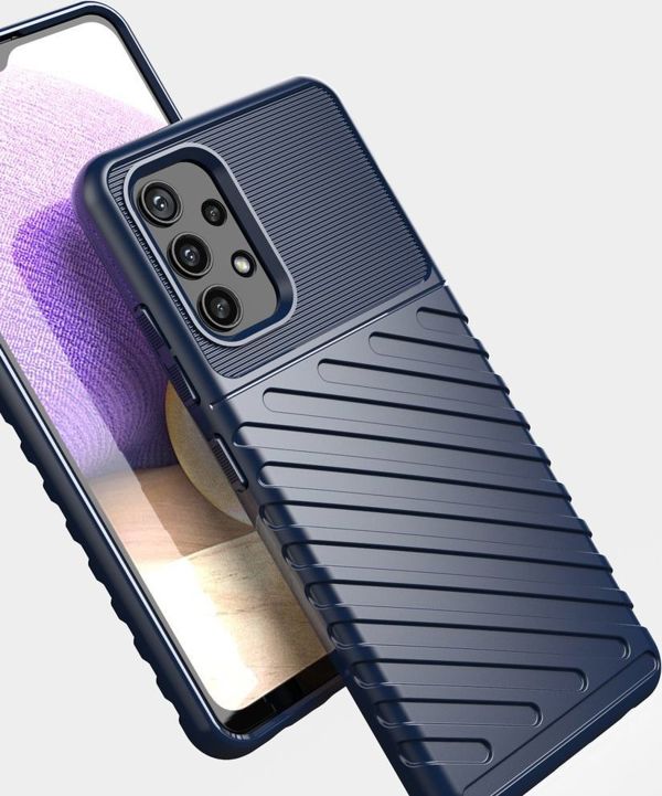 Hurtel Thunder Case ελαστική θωρακισμένη θήκη Samsung Galaxy A72 4G μπλε