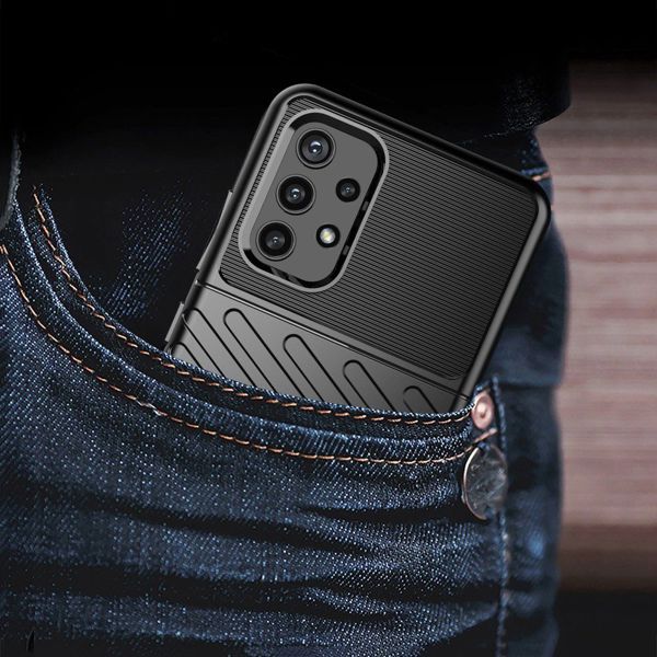 Hurtel Thunder Case ελαστική θωρακισμένη θήκη Samsung Galaxy A72 4G μπλε