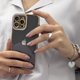 Hurtel Fashion Case θήκη για iPhone 12 Pro ζελατινώδες κάλυμμα με χρυσό πλαίσιο κόκκινο