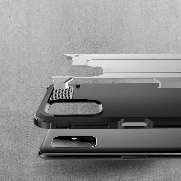 Hurtel Hybrid Armor θωρακισμένη υβριδική θήκη Samsung Galaxy M51 μπλε