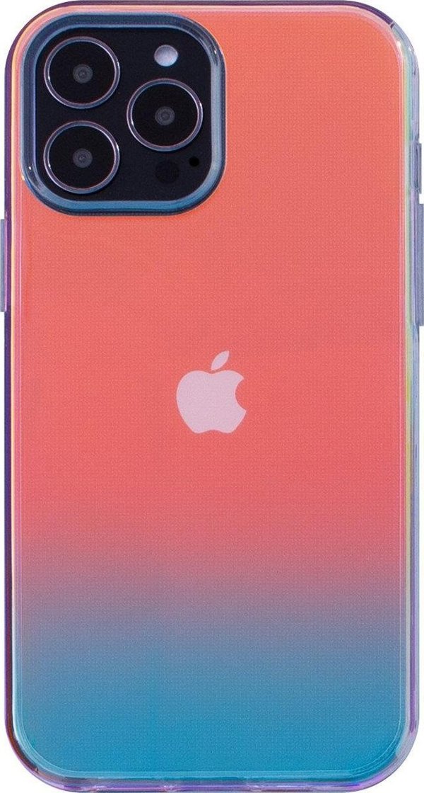 Θήκη Hurtel Aurora για iPhone 12 Pro Max, ζελατινώδης νεον φωσφορίζουσα θήκη χρυσή