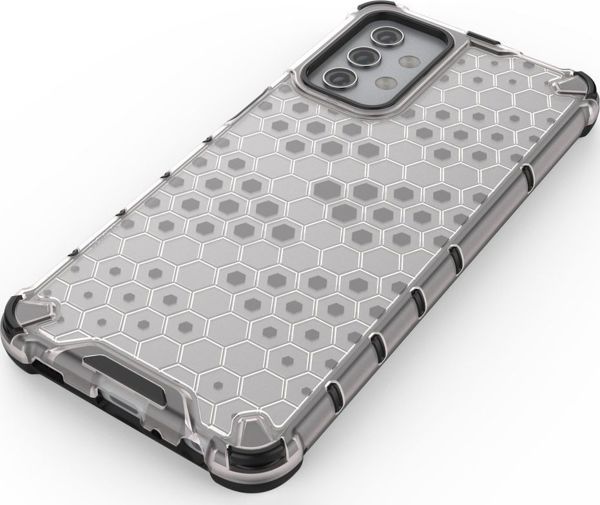 Hurtel Θήκη Honeycomb με ενισχυμένο κάλυμμα και ζελατινώδες πλαίσιο Samsung Galaxy A32 5G πράσινο