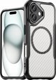 Hurtel Θήκη σιλικόνης Leading Series MagSafe για iPhone 16 - μαύρο