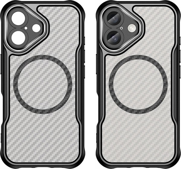 Hurtel Θήκη σιλικόνης Leading Series MagSafe για iPhone 16 - μαύρο