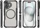 Hurtel Θήκη σιλικόνης Leading Series MagSafe για iPhone 16 - μαύρο