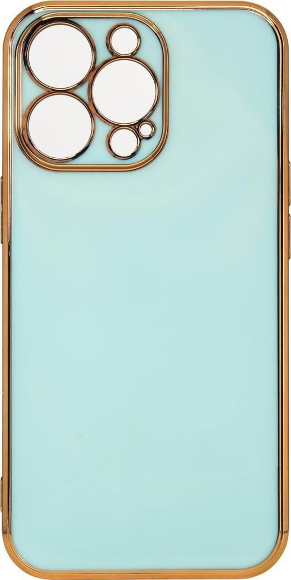 Hurtel Θήκη Lighting Color για Xiaomi Redmi Note 11 ζελέ κάλυμμα με χρυσό πλαίσιο μέντα