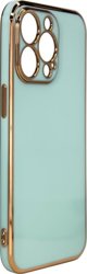 Hurtel Θήκη Lighting Color για Xiaomi Redmi Note 11 ζελέ κάλυμμα με χρυσό πλαίσιο μέντα