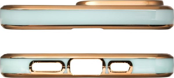 Hurtel Θήκη Lighting Color για Xiaomi Redmi Note 11 ζελέ κάλυμμα με χρυσό πλαίσιο μέντα